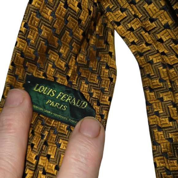 Vintage 70s Louis Feraud Mens Necktie - Picture 3 of 3
